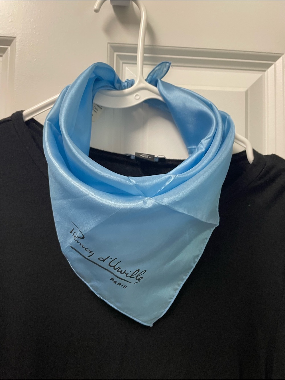 Remoy d’ Urville Silk Bright Blue Neck Scarf